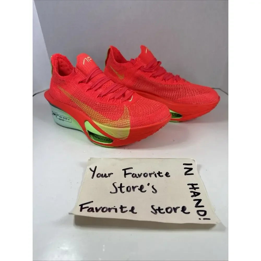 Nike Air Zoom Alphafly NEXT% 3 Running Shoes Crimson FD8311-600 Mens Size 7.5